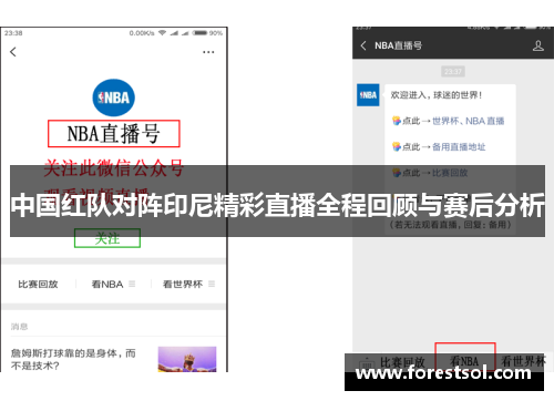 中国红队对阵印尼精彩直播全程回顾与赛后分析